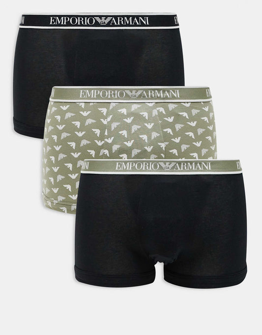 Bodywear 3 Pack Core Logoband Trunks