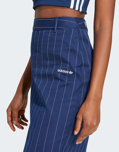 Pinstripe Pencil Skirt