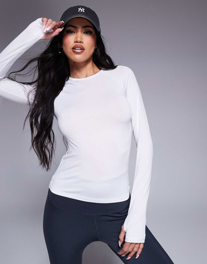 Icon Slim Fit Active Long Sleeve Top