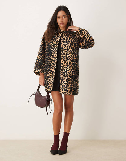 Denim Collar Coat