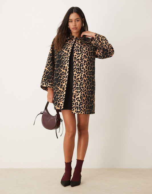 Denim Collar Coat