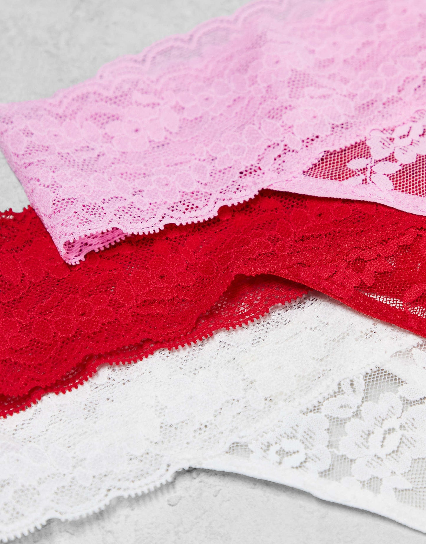 3 Pack Lacey Lace Thong
