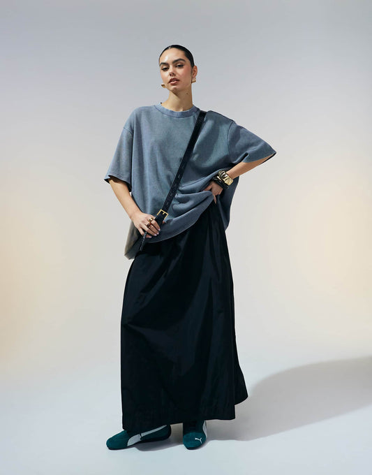 Oversized Heavy Weight T-Shirt With Side Splits