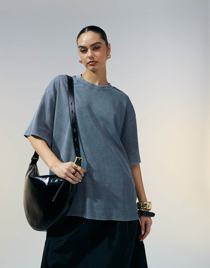 Oversized Heavy Weight T-Shirt With Side Splits