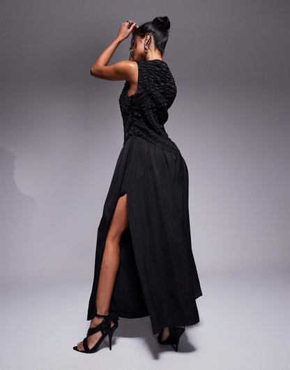 Drop Waist Maxi Dress