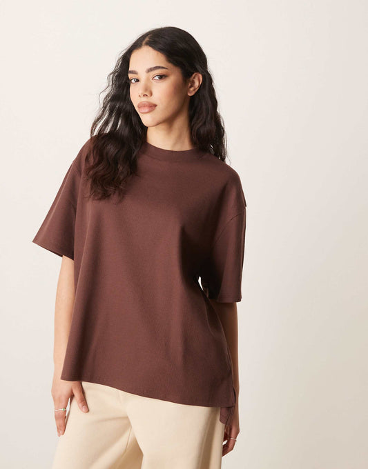 Oversized Heavy Weight T-Shirt With Side Splits