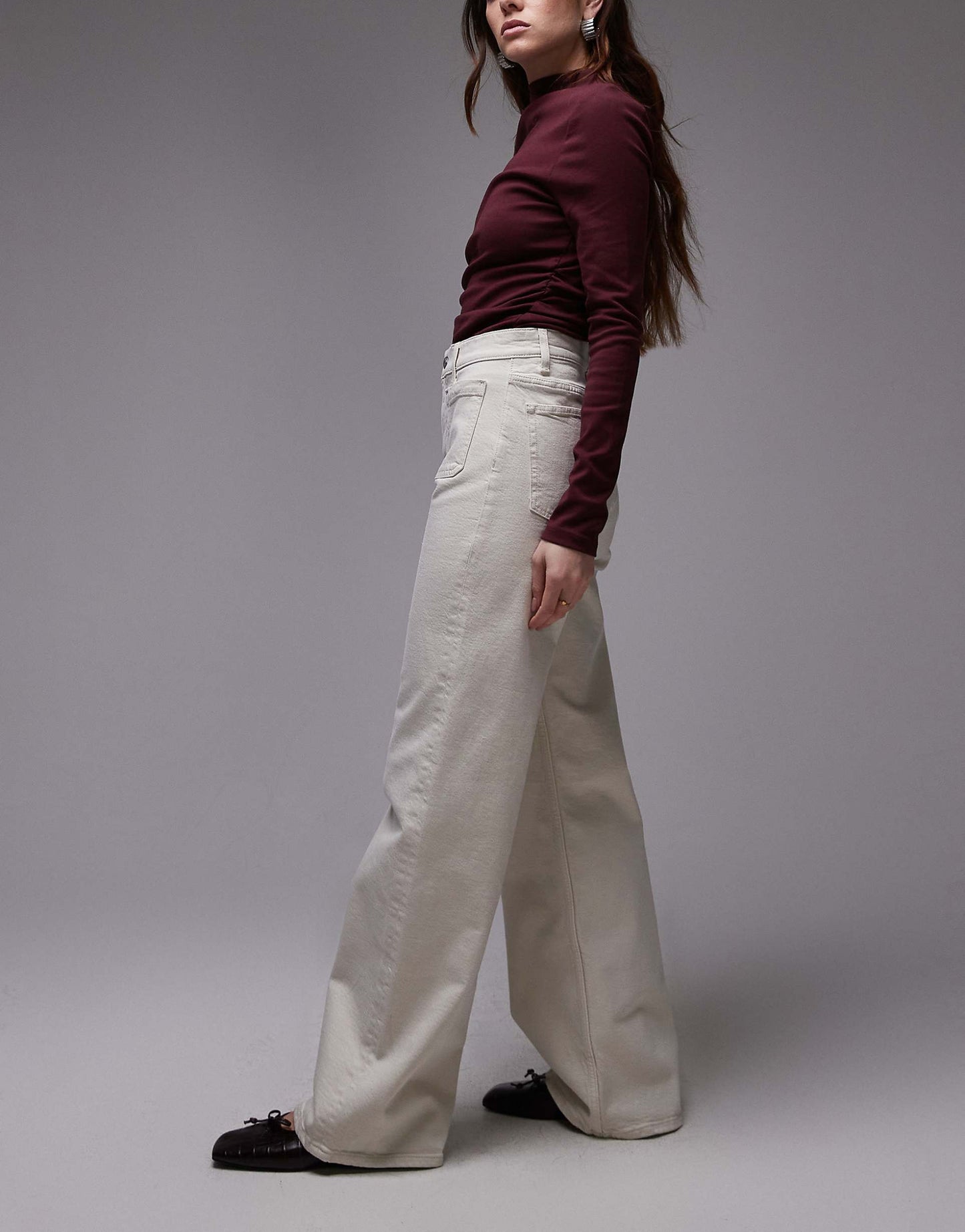 Lupine High Rise Wide Leg Jeans