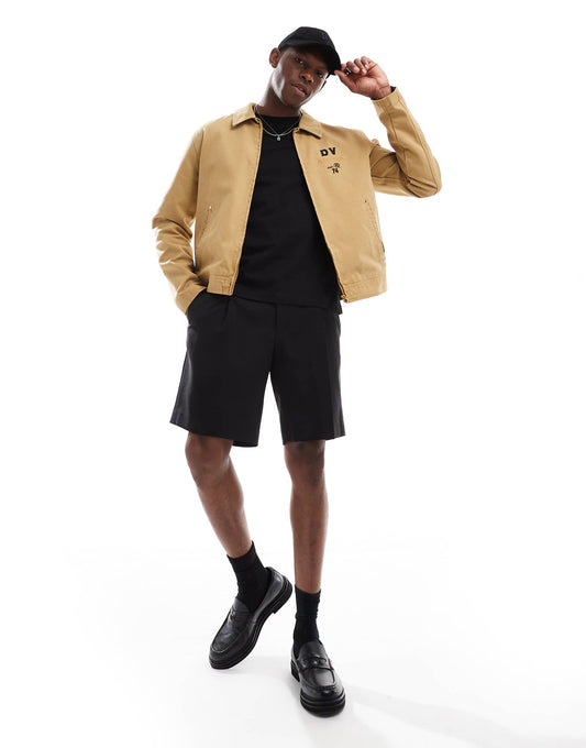 Worker Jacket With Back Print