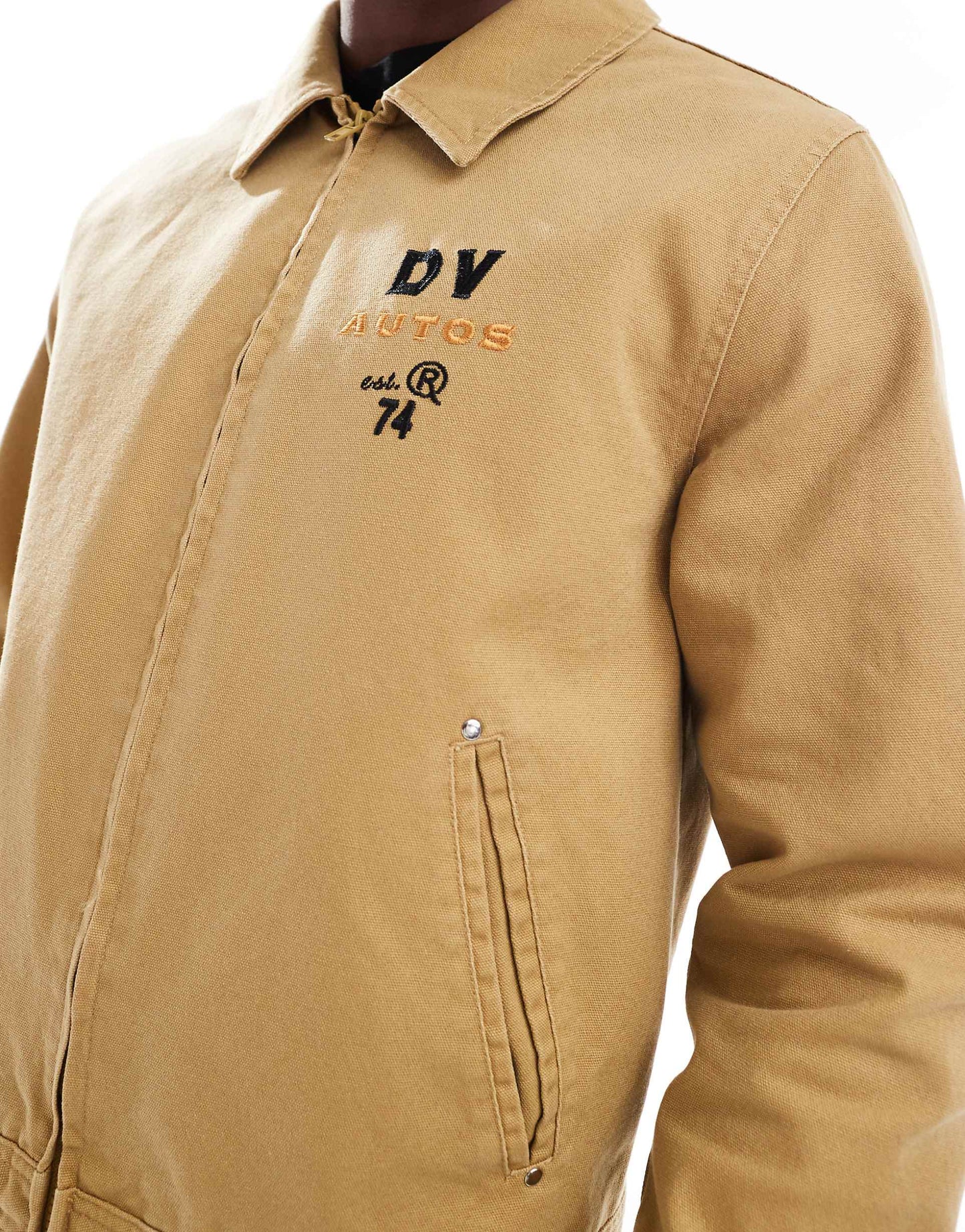 Worker Jacket With Back Print