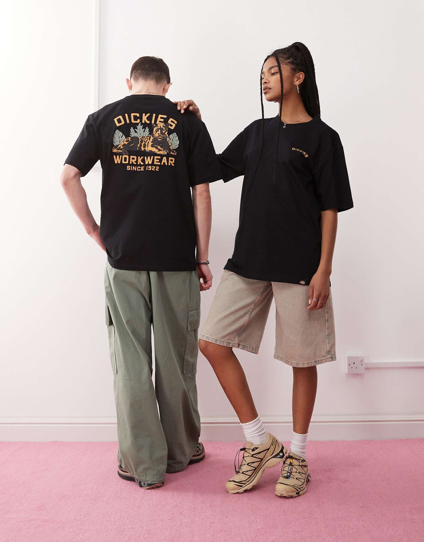 Panther Graphic Back Print T-Shirt