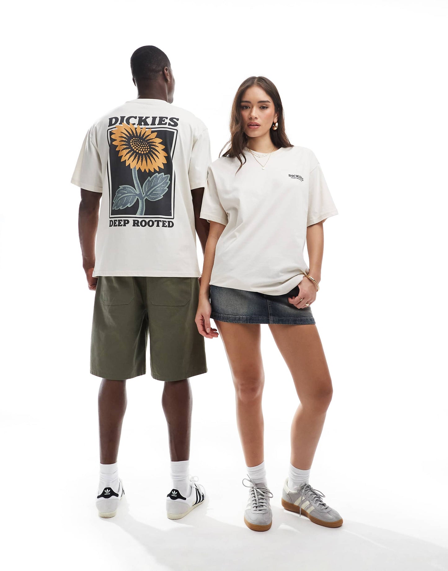 Sunflower Graphic Back Print T-Shirt