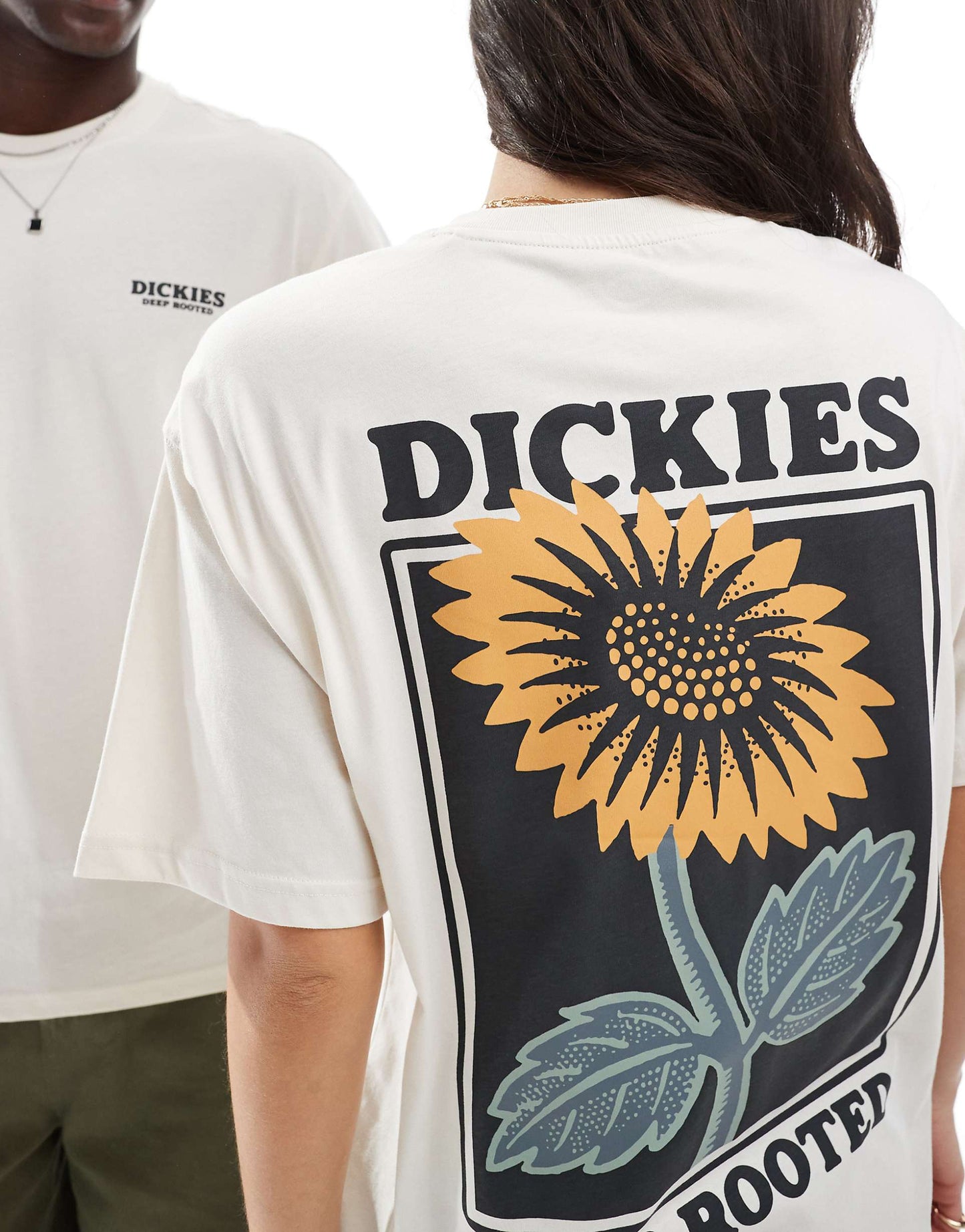 Sunflower Graphic Back Print T-Shirt