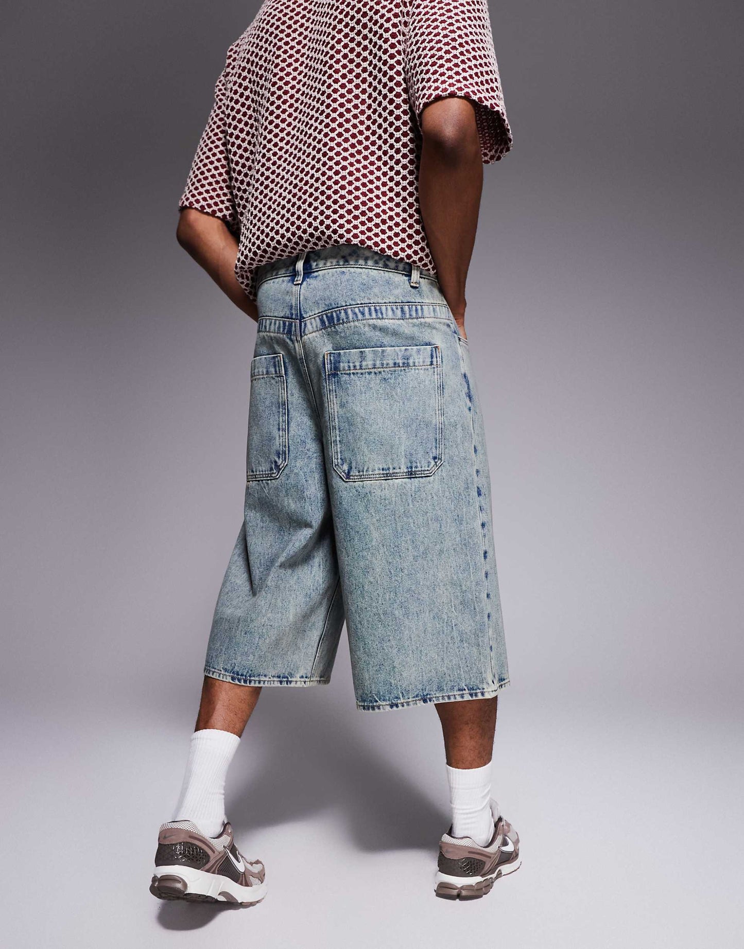 Longer Length Denim Jort