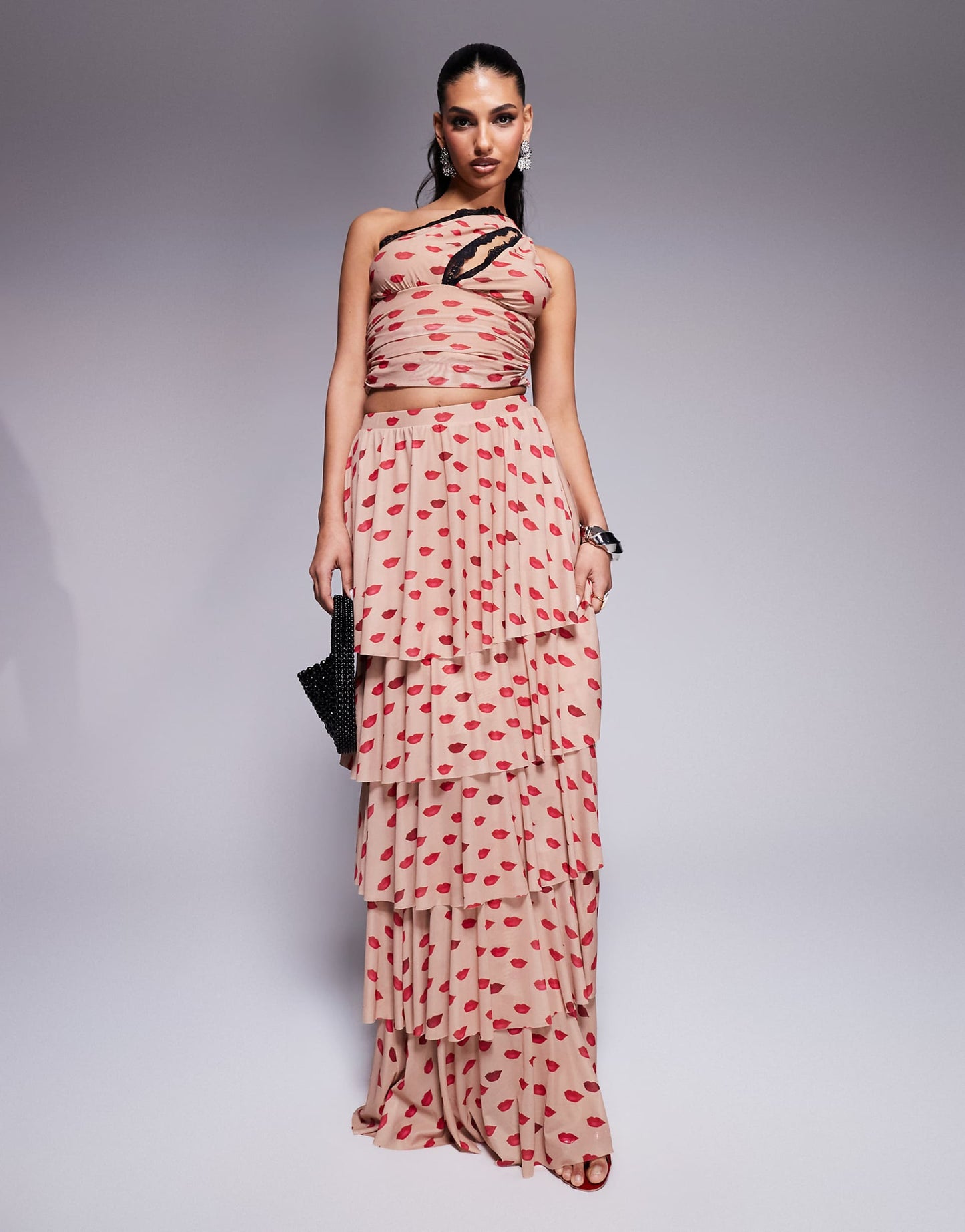 Jace Ruffle Maxi Skirt Co-Ord