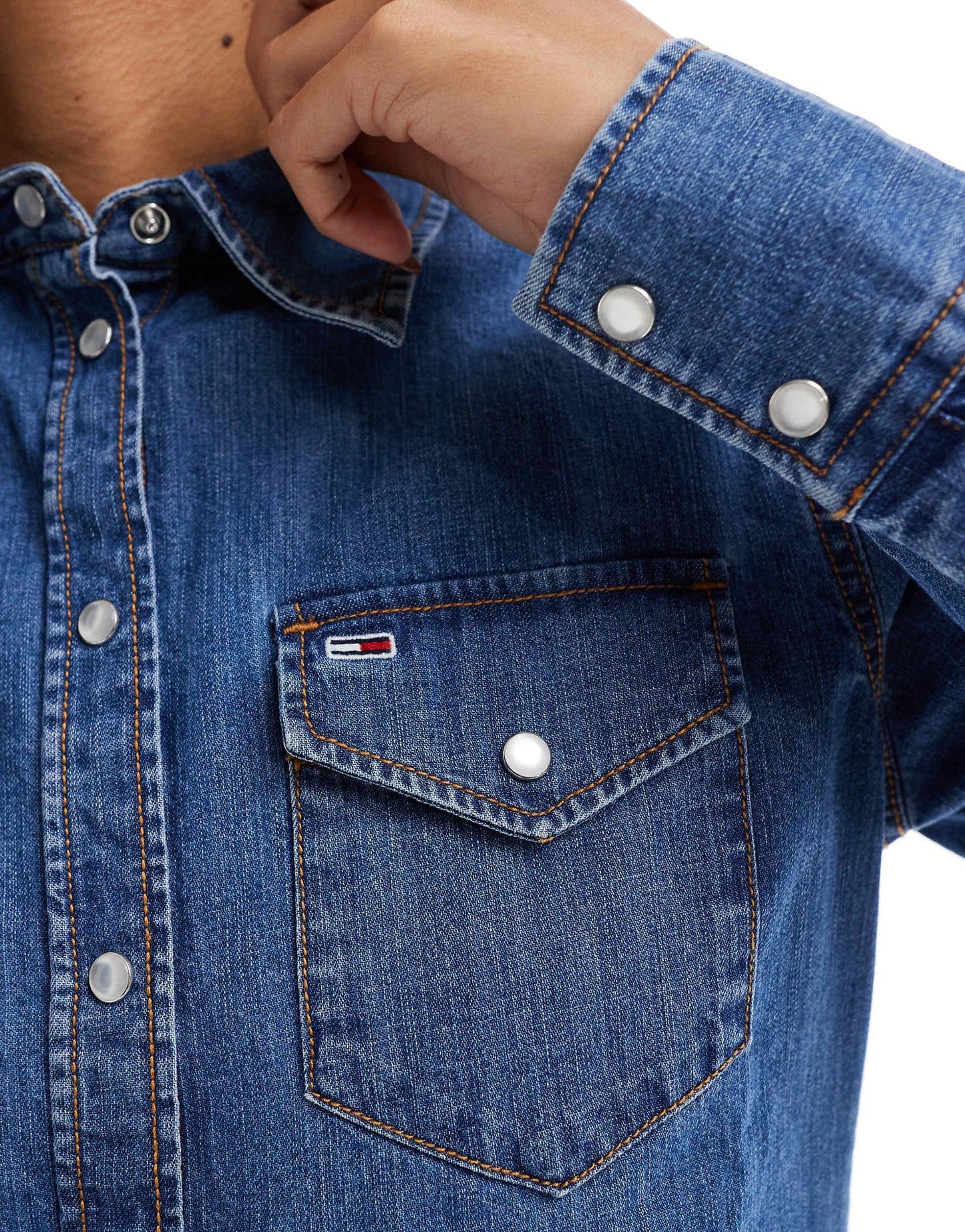 Regular Fit Western Denim Shirt