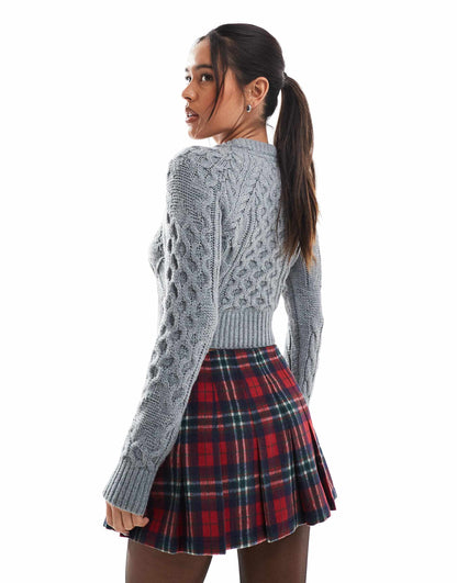 Cable Knit Star Jumper