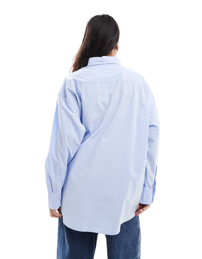 Oversized Fit Poplin Shirt