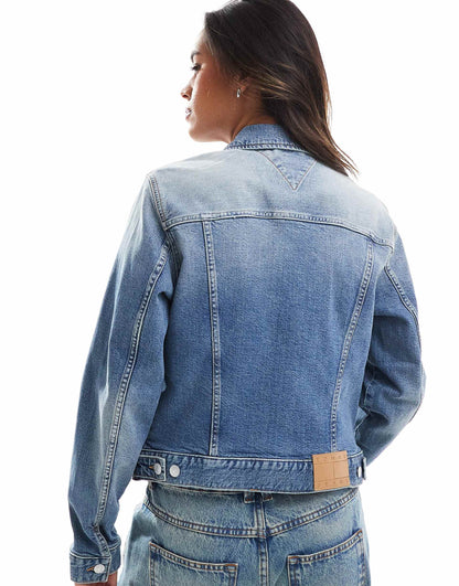 Denim Slim Trucker Jacket