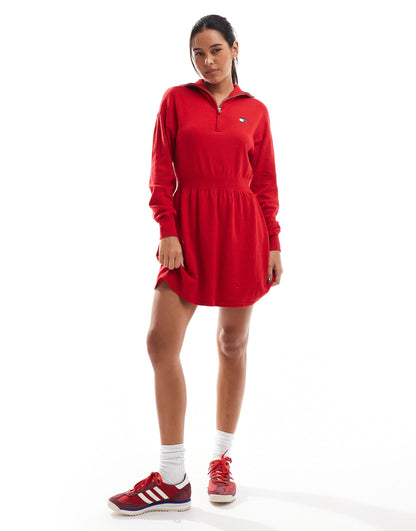 Fit And Flare Mini Jumper Dress