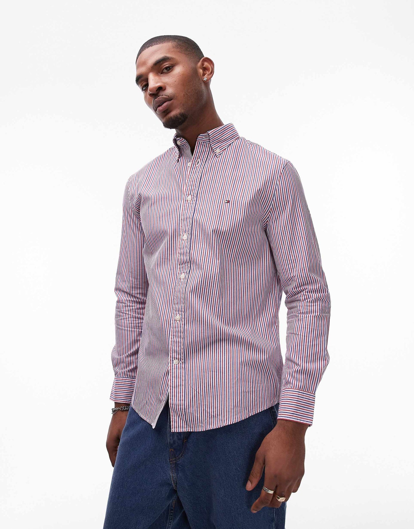 Th Flex Regular Fit Stripe Shirt