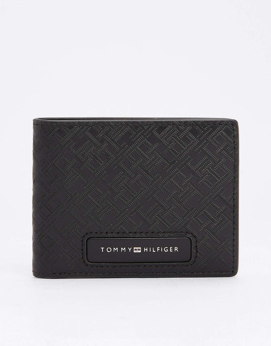 Th Monogram Bifold Leather Wallet