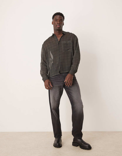 Oversized Chiffon Shirt