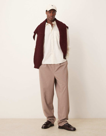 Smart Balloon Fit Trousers