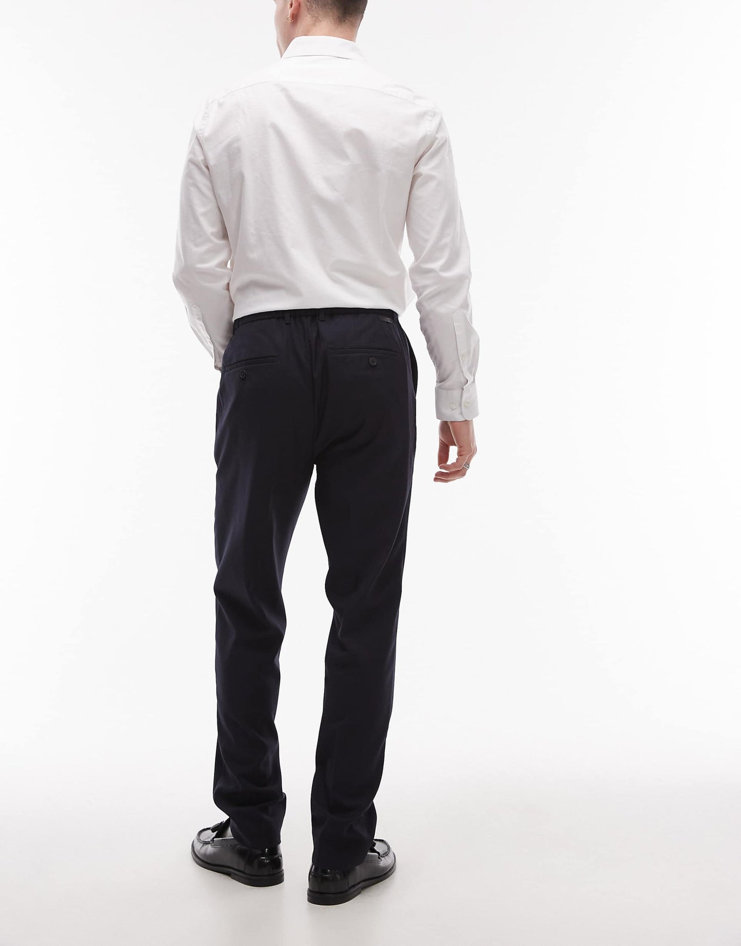 Wool Blend Slim Fit Trouser