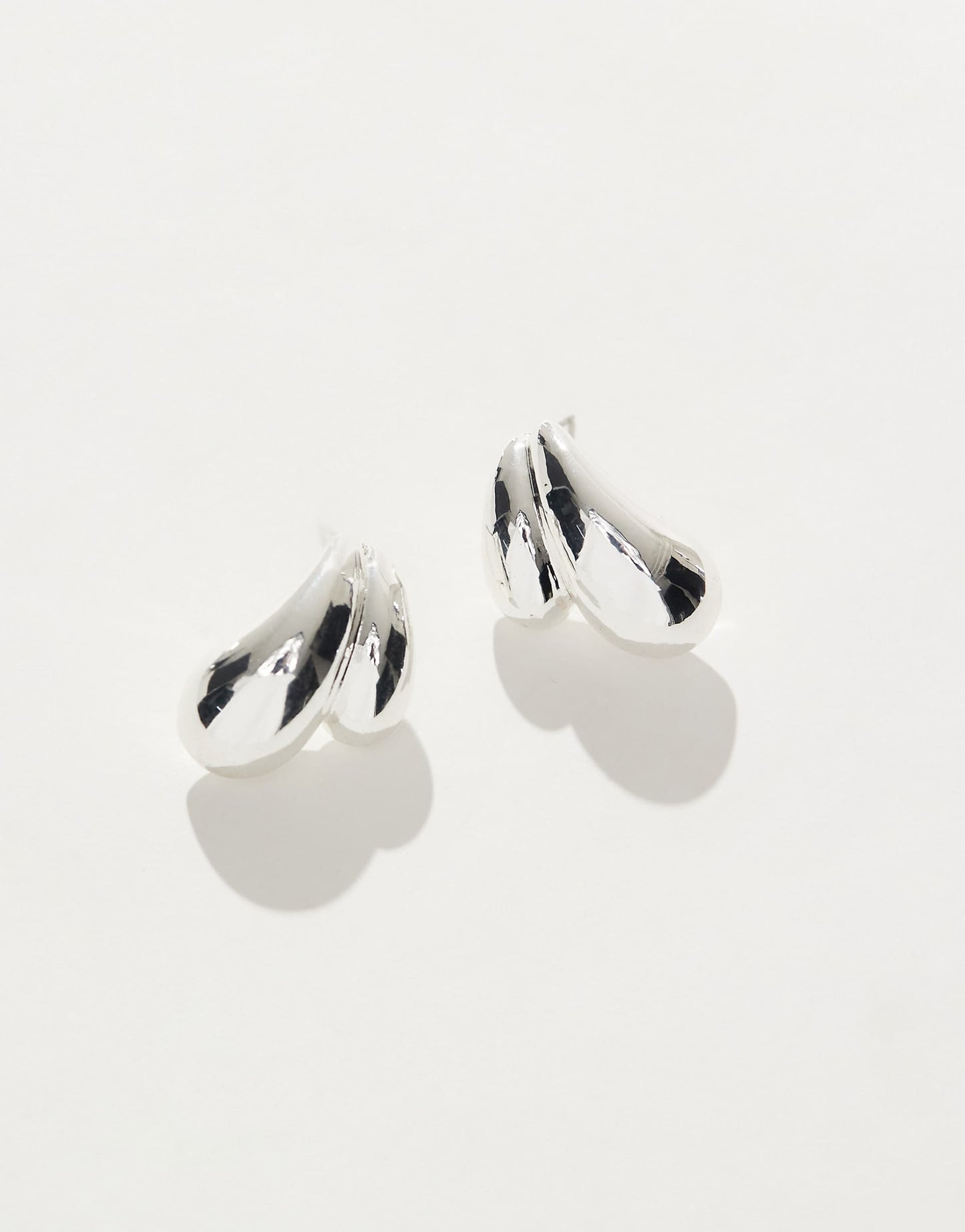 Double Drop Curve Earrings