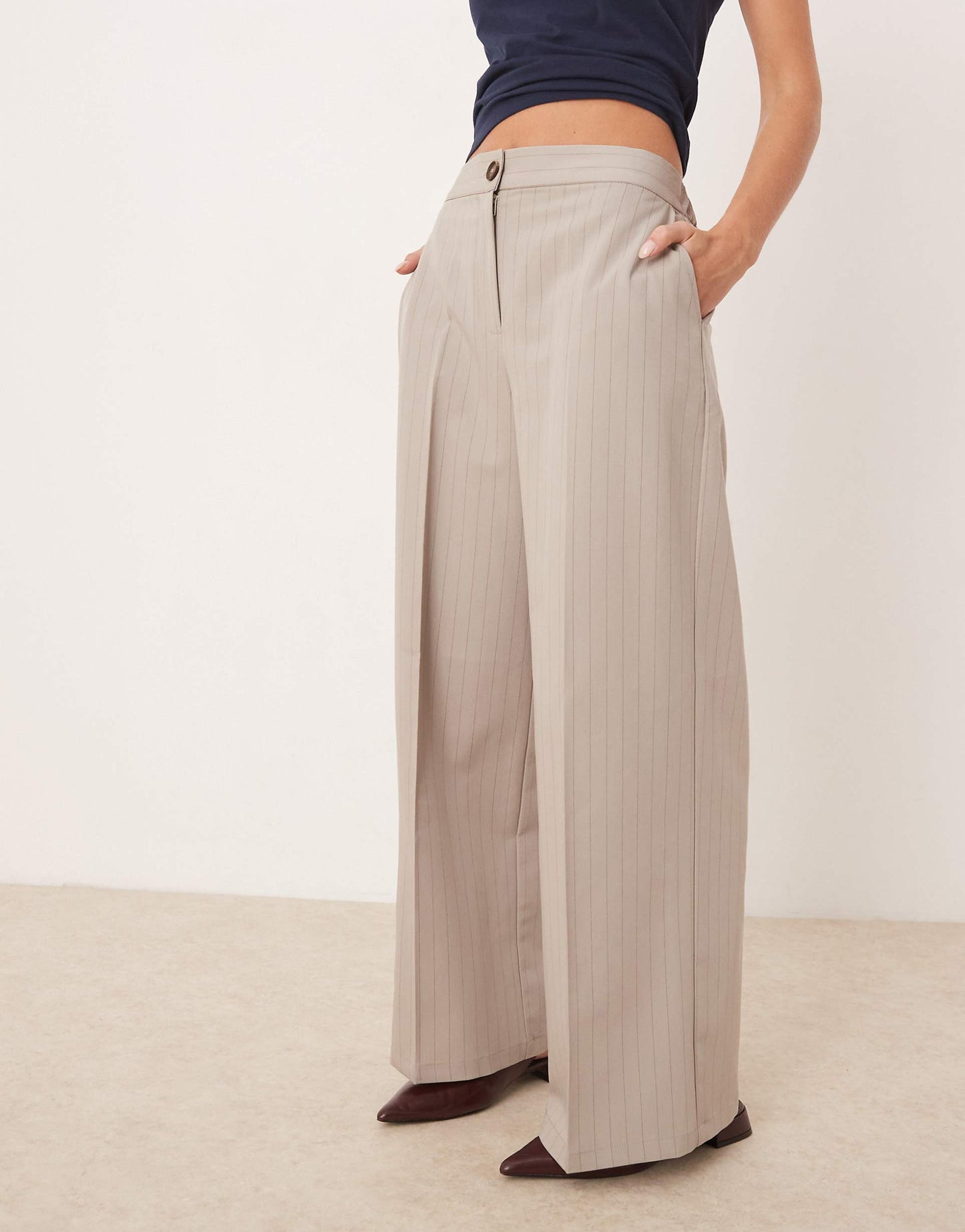 Petite Tailored Relaxed Trousers