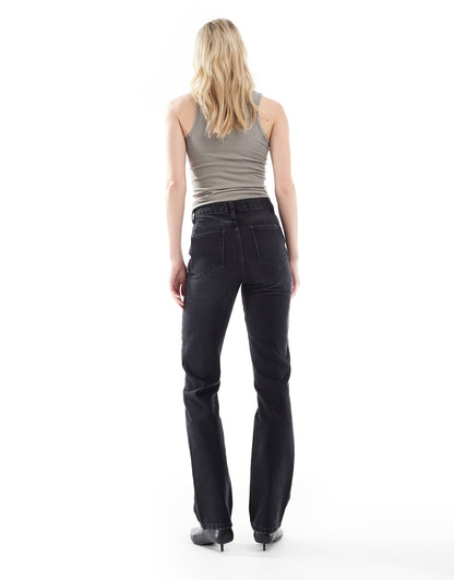 Tall Mid Rise Straight Jeans