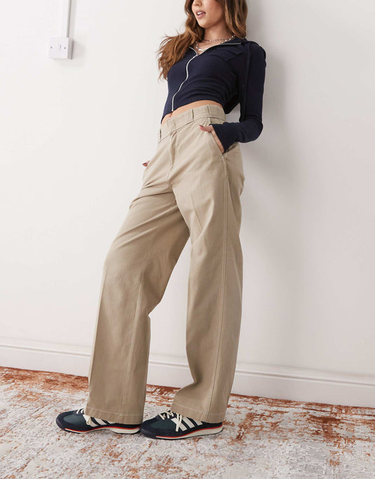 Riverbend Relaxed Wide Leg Work Trousers