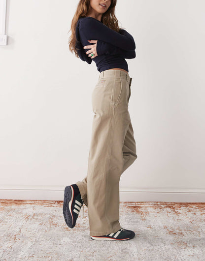 Riverbend Relaxed Wide Leg Work Trousers