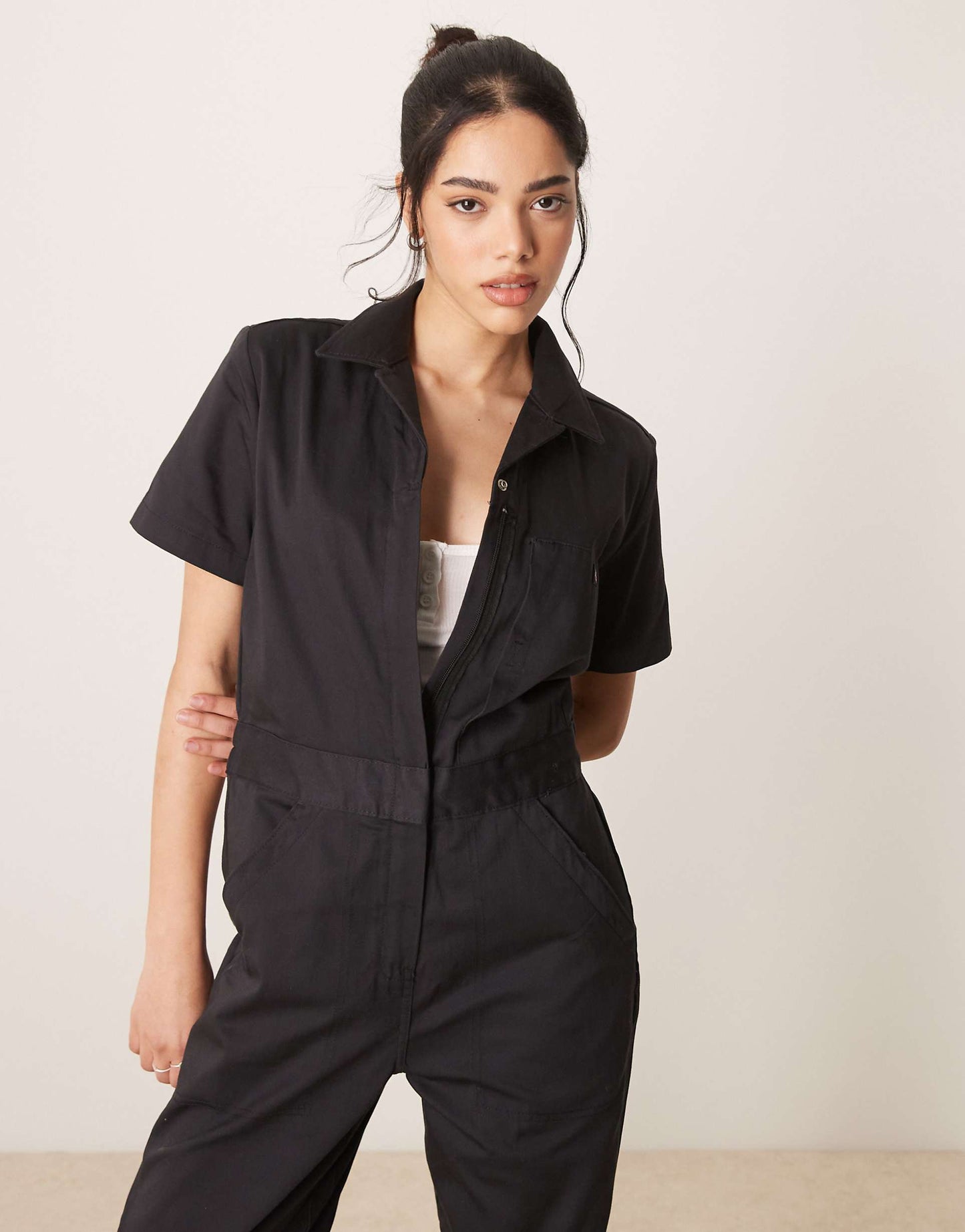 Short Sleeve Jumpsuit