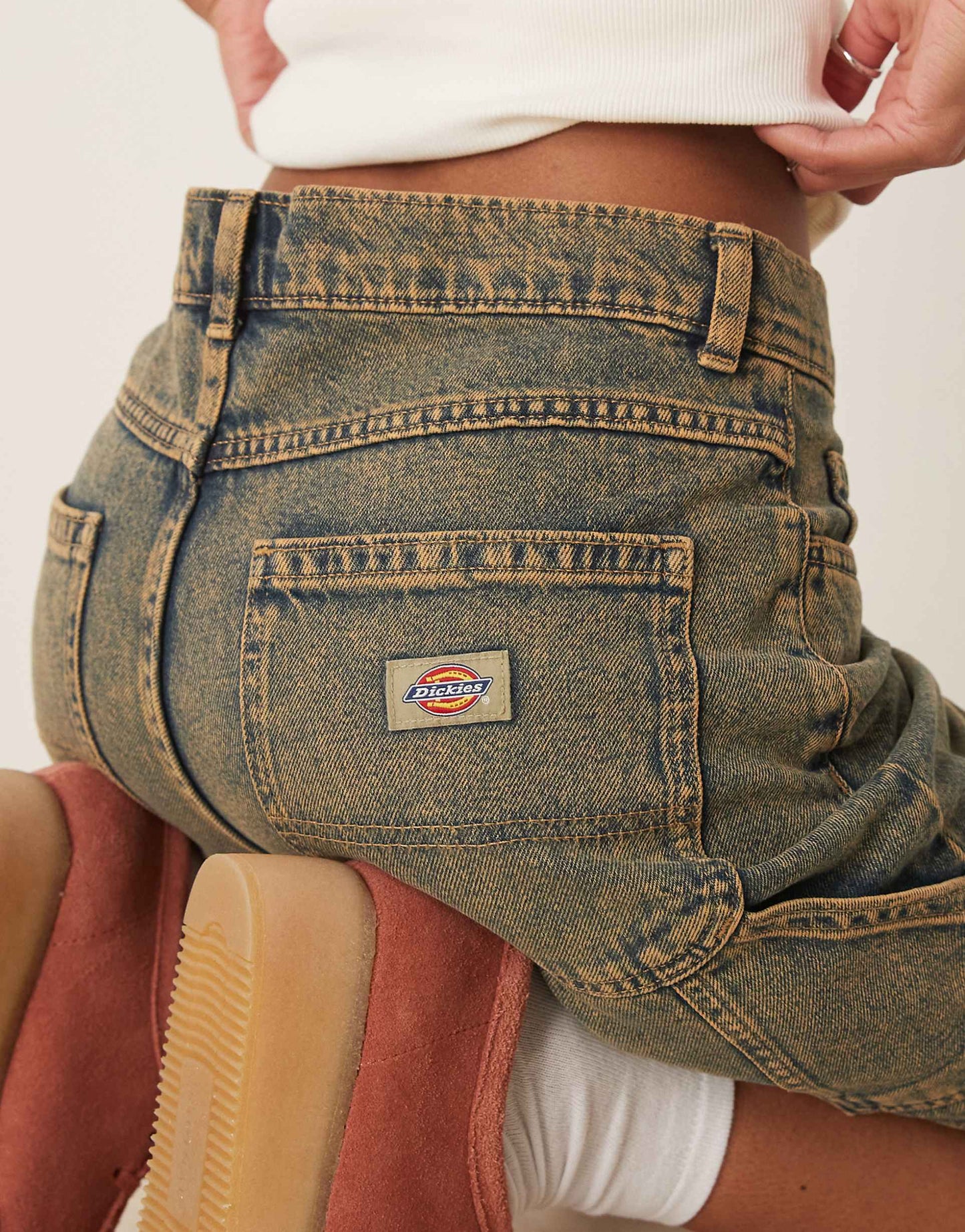 Herndon Loose Fit Denim Shorts
