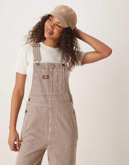 Classic Hickory Stripe Denim Dungarees