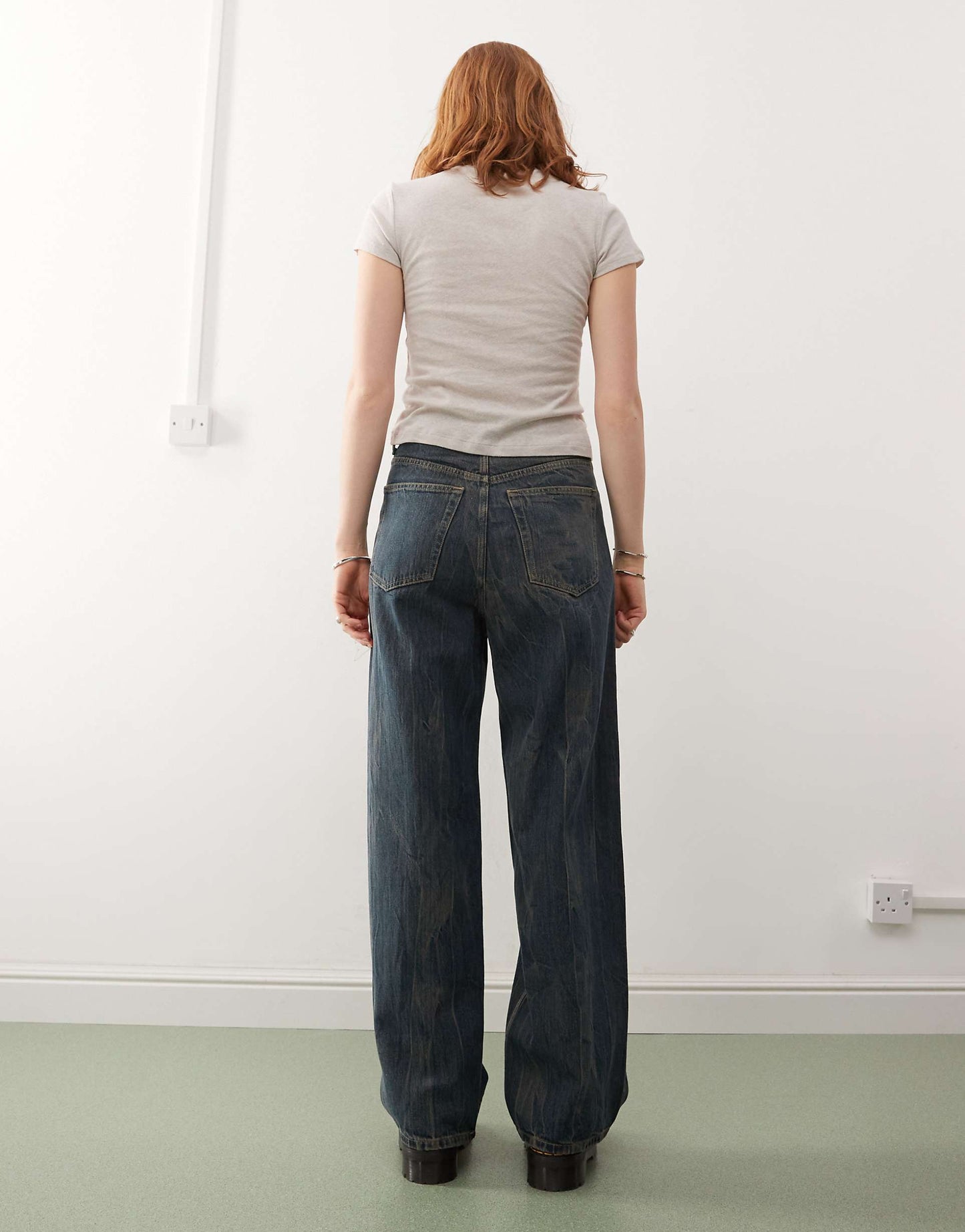 Astro Unisex Low Rise Loose Fit Baggy Jeans