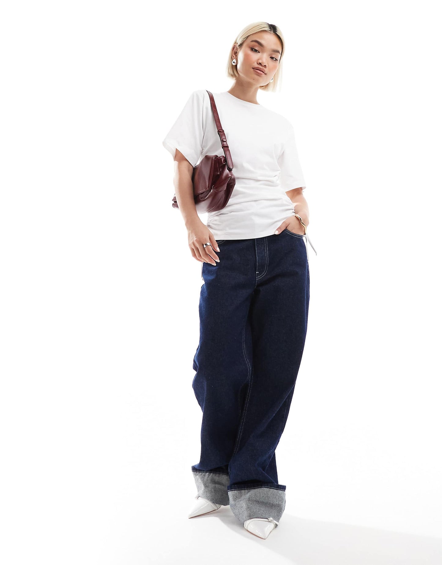 Rallie Ruched Waist Drawstring T-Shirt