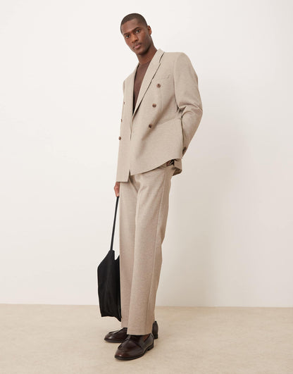 Straight Leg Suit Trousers