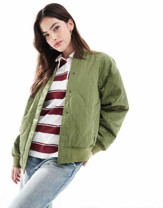 Bennett Quilted Bomber Jacket