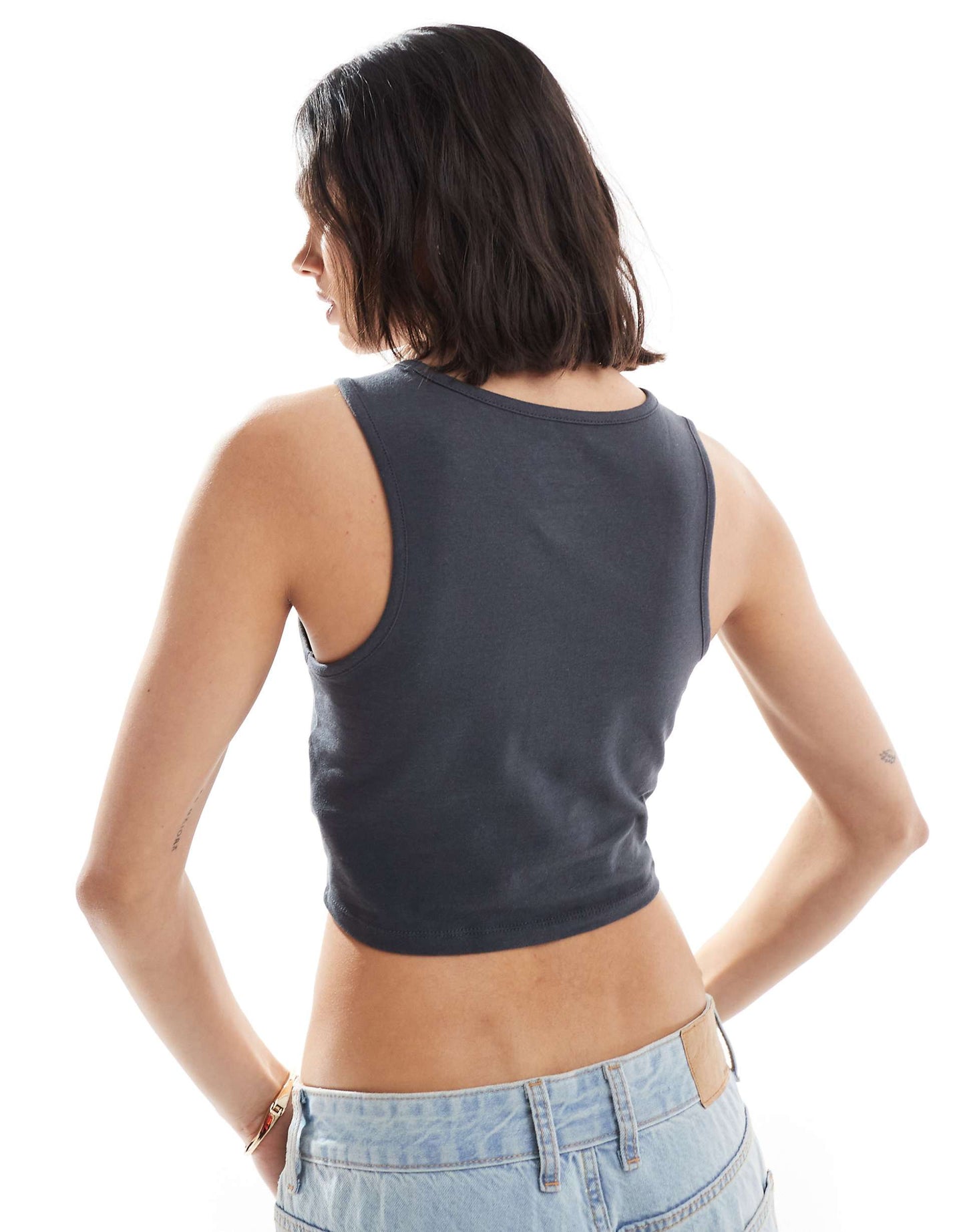 Blur Fitted Crop Tank