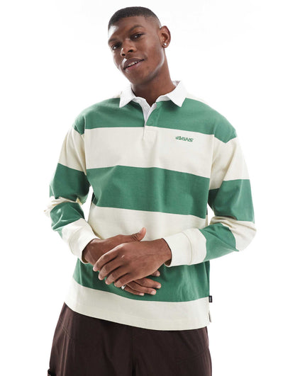 Ward Stripe Rugby Knit Long Sleeve Tshirt