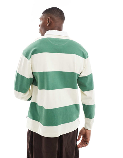 Ward Stripe Rugby Knit Long Sleeve Tshirt
