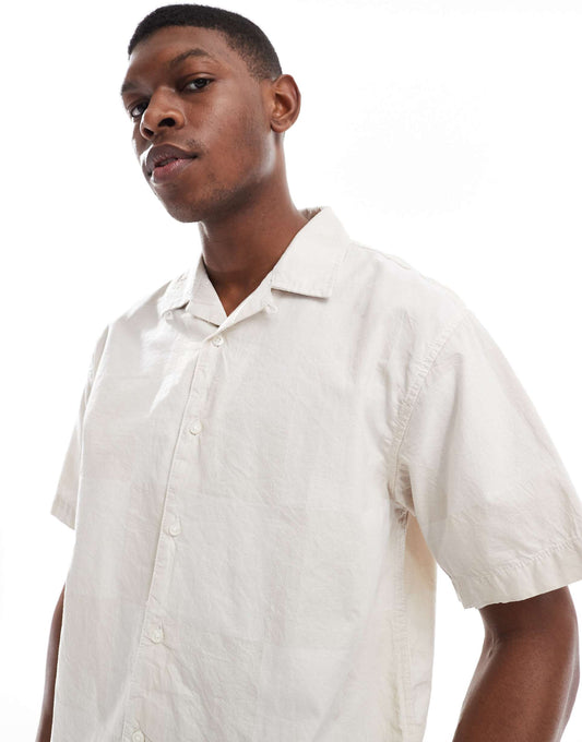Kessler Checkerboard Short Sleeves Woven