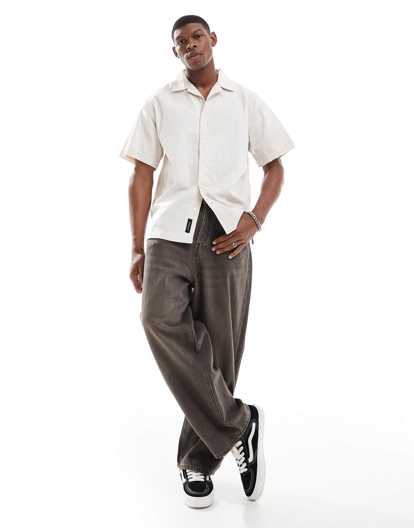 Kessler Checkerboard Short Sleeves Woven