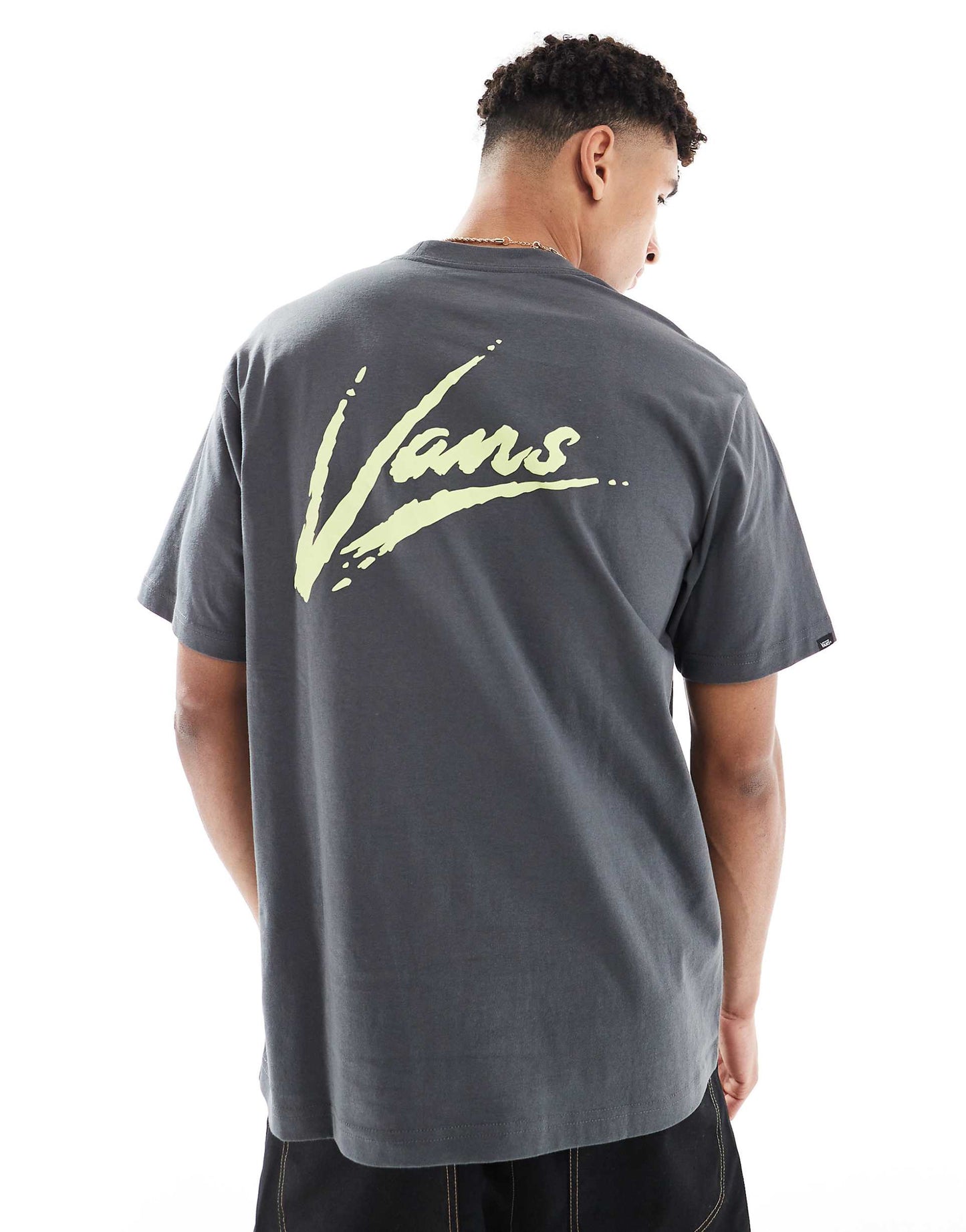 Brush Script Loose Short Sleeves