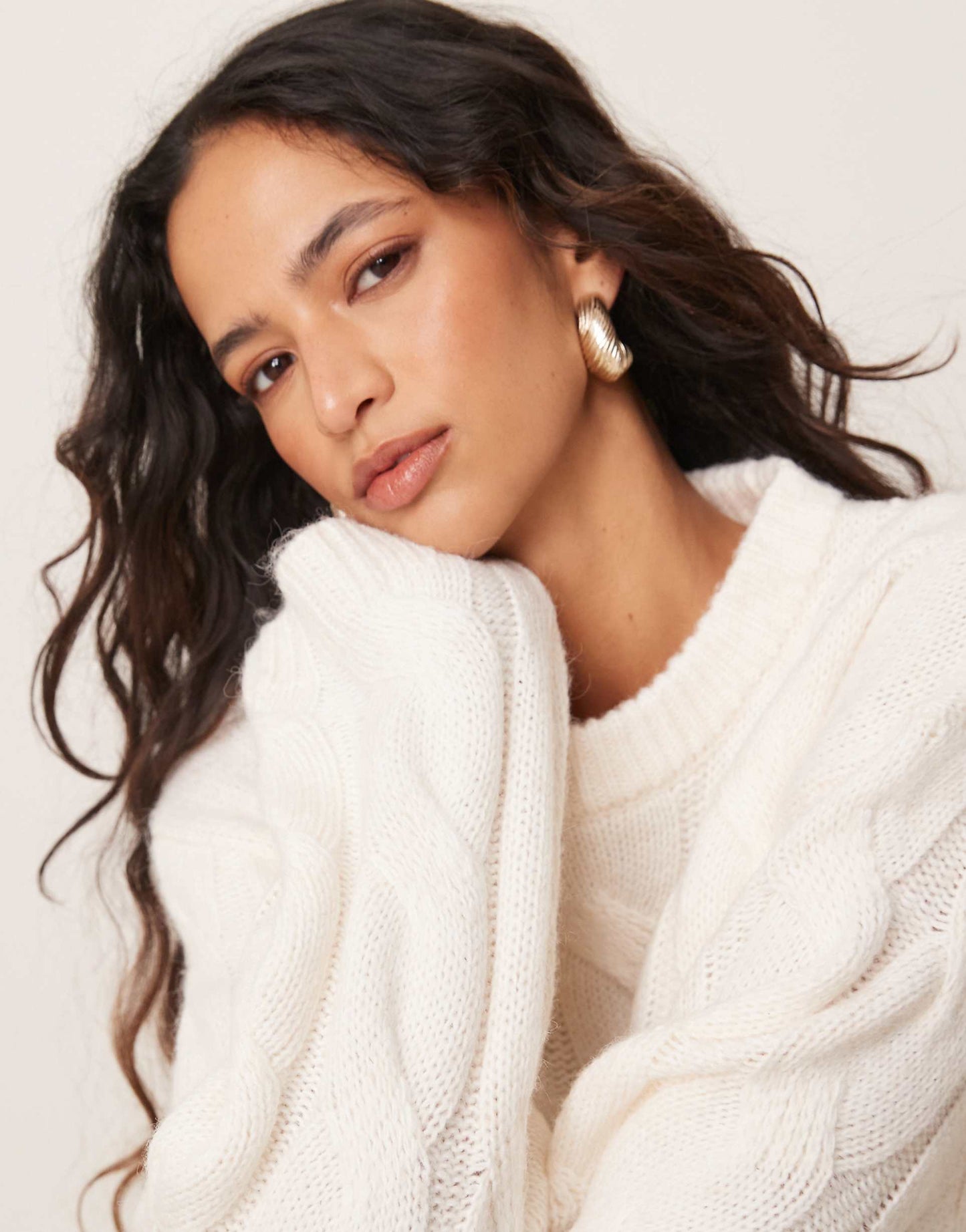 Chunky Cable Knit Sweater