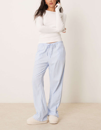 Woven Stripe Lounge Pyjama Trouser Pants