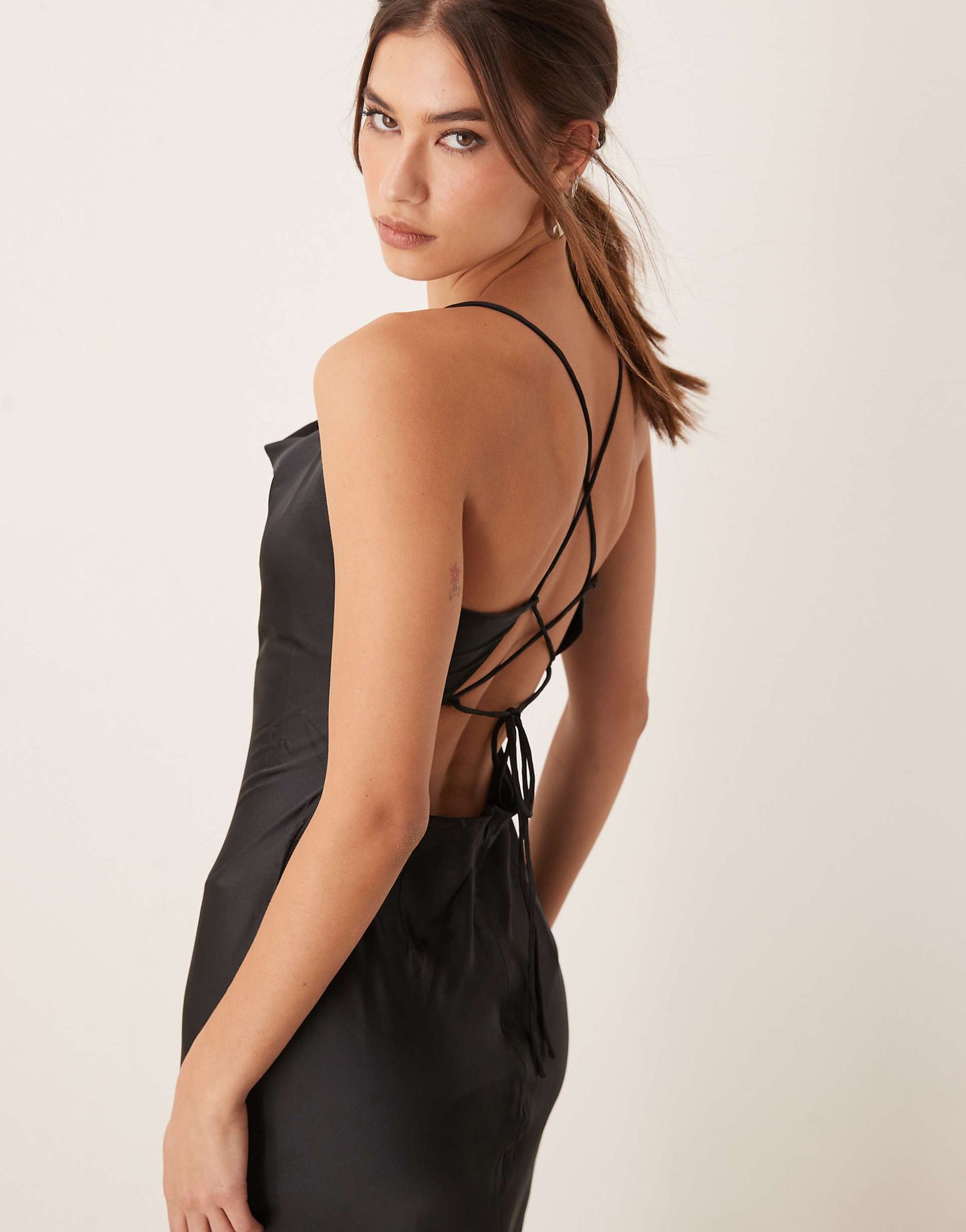 Ginny Maxi Strappy Satin Slip Dress