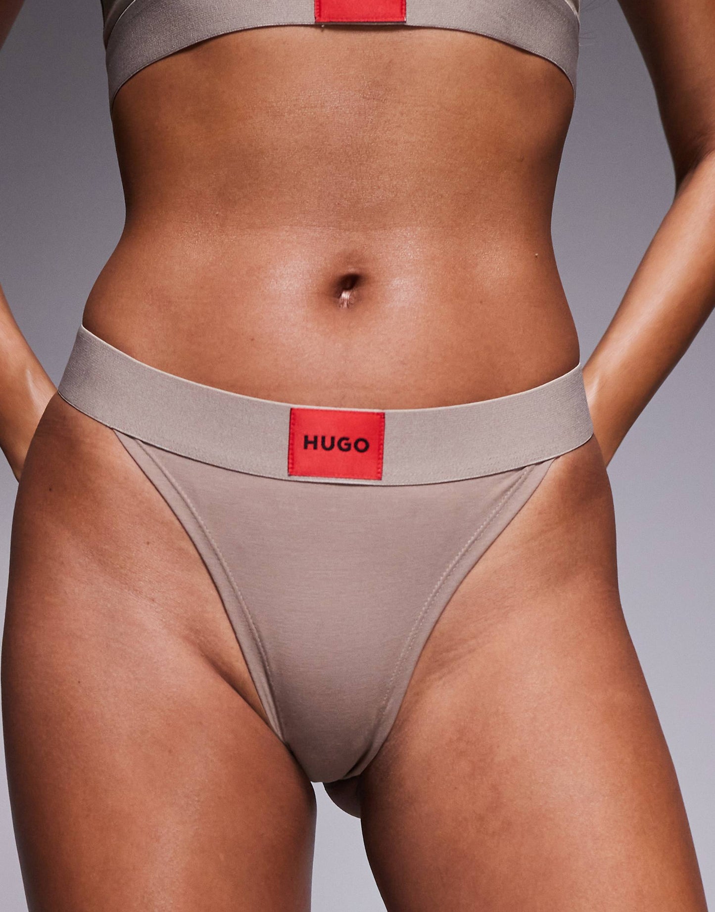Ribbed Co-Ord Red Label Thong